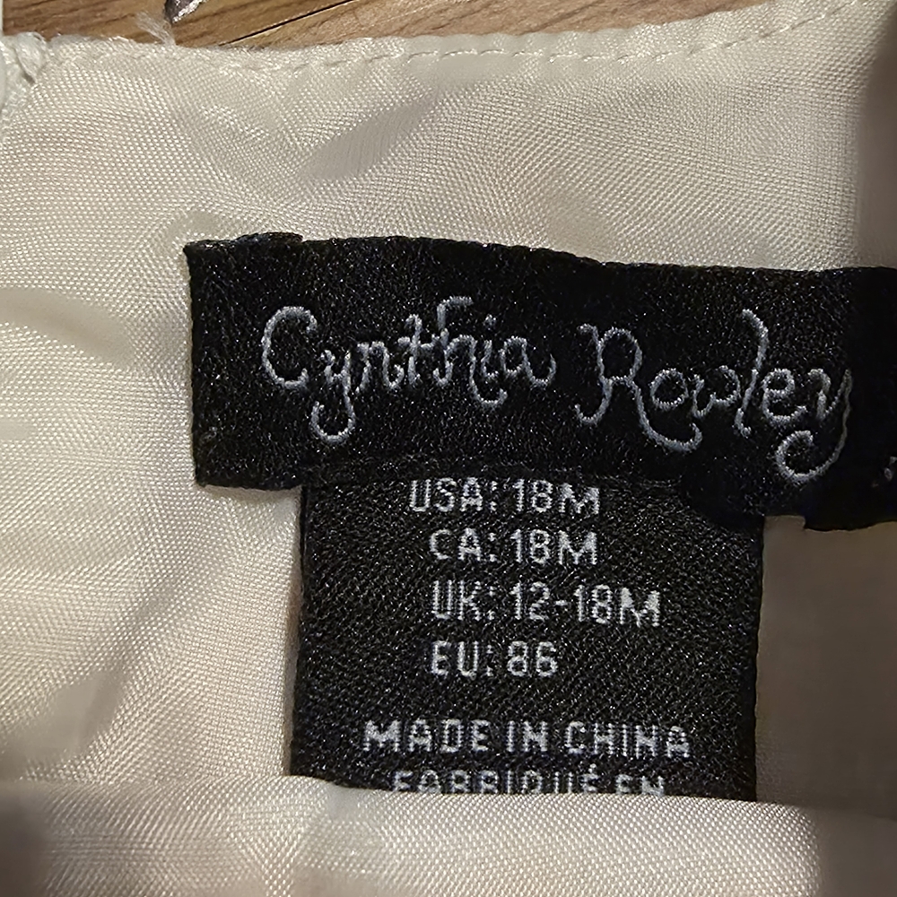 Cynthia Rowley Ivory Lace Kids Dress - Picture 3 of 3